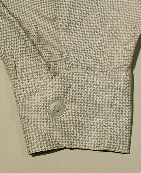 Shirt, cotton, probably American