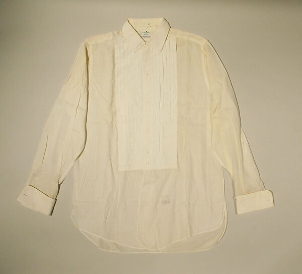 Evening shirt | American | The Metropolitan Museum of Art