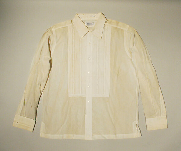 Bergdorf Goodman | Evening shirt | American | The Metropolitan Museum ...
