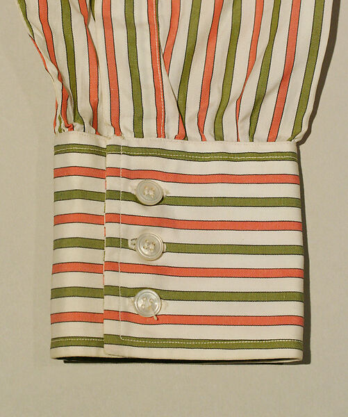 Shirt, Turnbull &amp; Asser (British, founded 1885), cotton, British