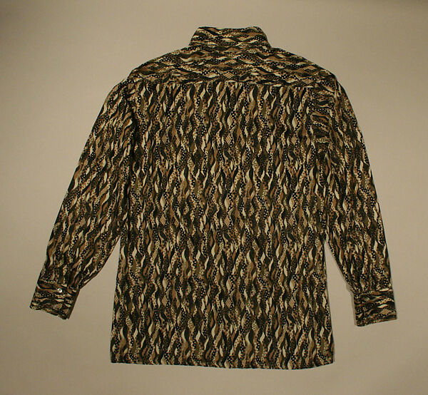 Shirt, Bill Blass (American, Fort Wayne, Indiana 1922–2002 New Preston, Connecticut), cotton, American