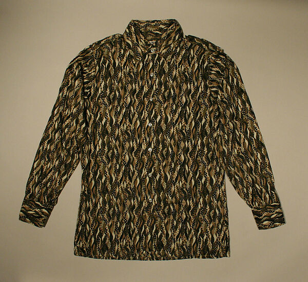 Shirt, Bill Blass (American, Fort Wayne, Indiana 1922–2002 New Preston, Connecticut), cotton, American 