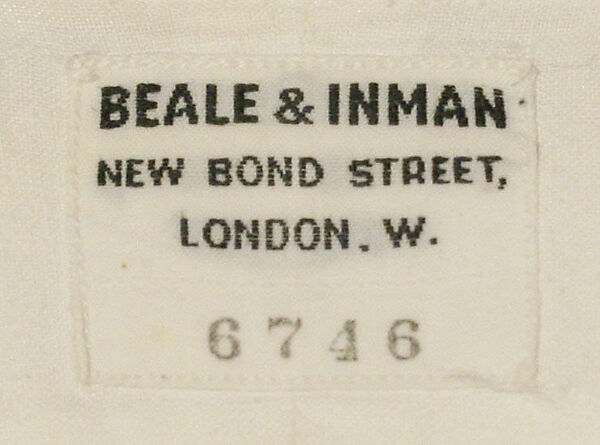Shirt, cotton, linen, British