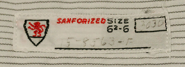 Shirt, cotton, American