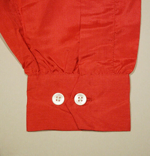 Shirt, silk, American