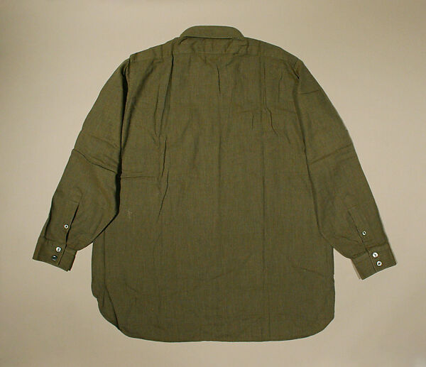 Shirt, Abercrombie and Fitch Co. (American, founded 1892), wool, cotton, American