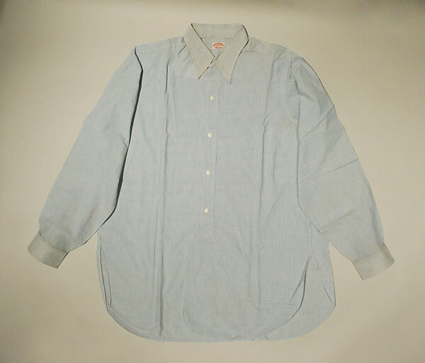 Shirt, Brooks Brothers (American, founded 1818), cotton, American 