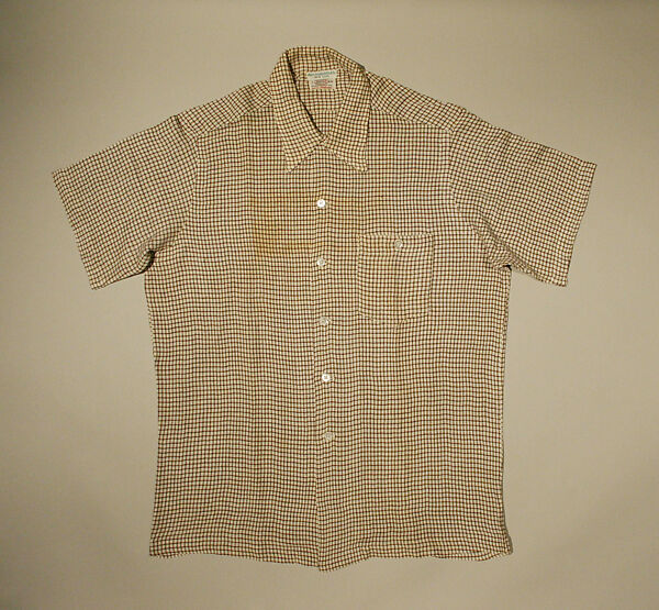 Shirt, Abercrombie and Fitch Co. (American, founded 1892), cotton, American 