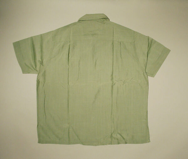 Shirt, silk, American