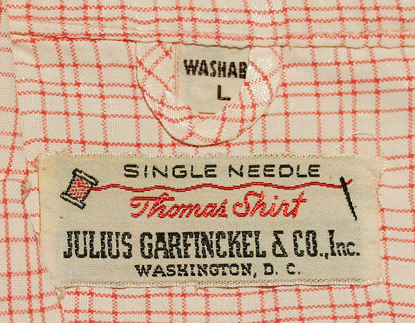 Shirt, silk, nylon, American