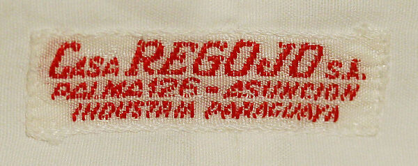 Shirt, cotton, Paraguayan