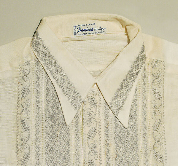 Shirt, cotton, Paraguayan