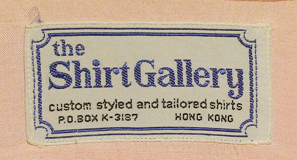 Shirt, silk, Chinese