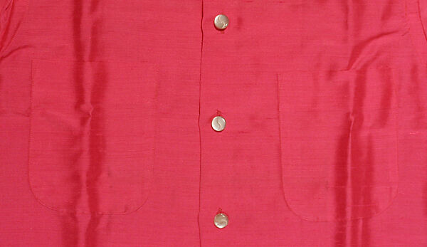 Shirt, Elsa Schiaparelli (Italian, 1890–1973), silk, plastic, French
