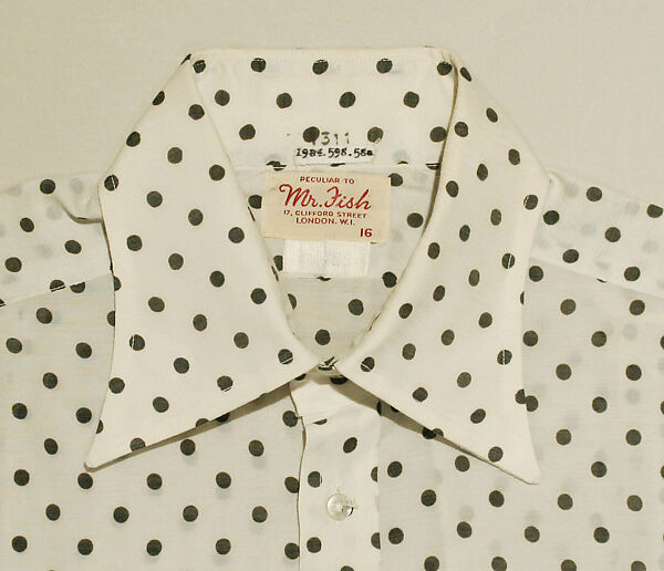 Shirt, Mr. Fish (British), cotton, polyester, British