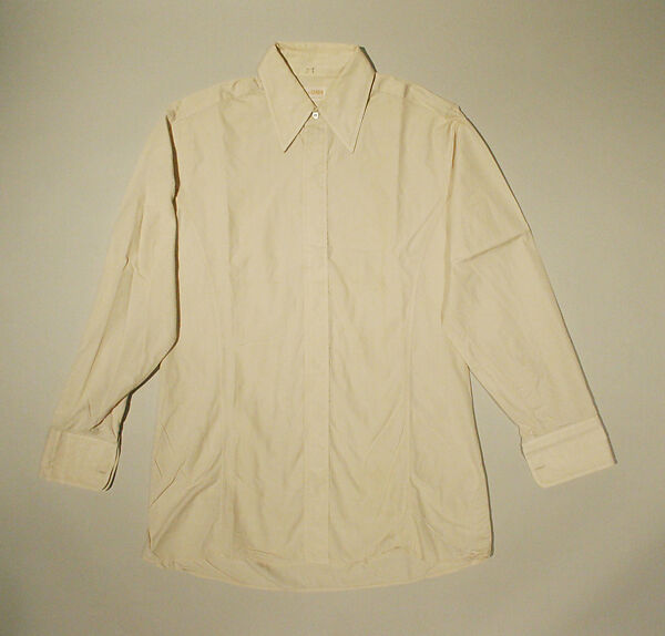 Shirt, Pierre Cardin (French (born Italy), San Biagio di Callalta 1922–2020 Neuilly), cotton, silk, French 