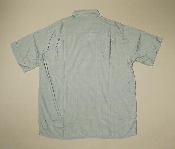 Shirt, silk, American