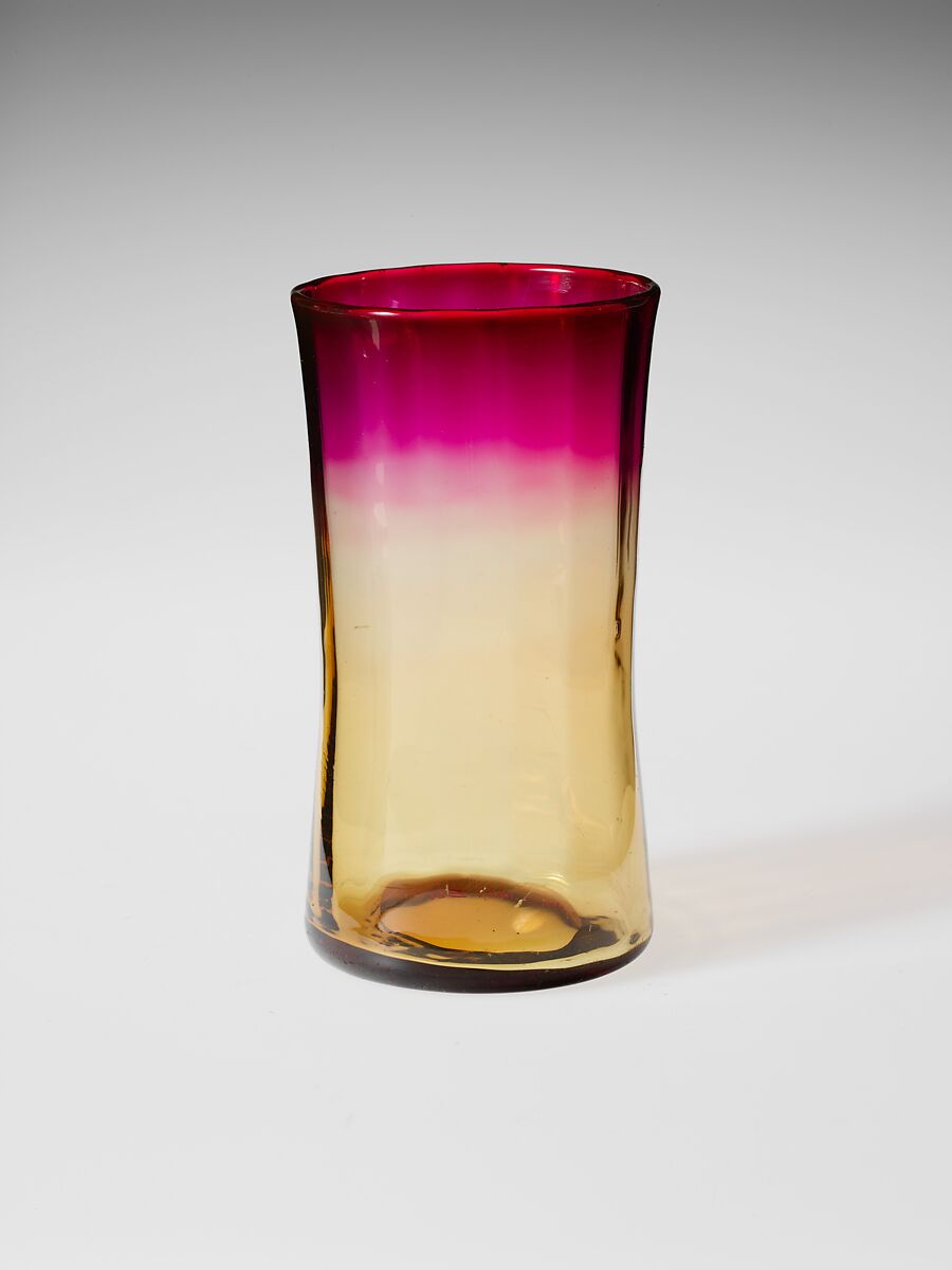 Tumbler, Probably New England Glass Company (American, East Cambridge, Massachusetts, 1818–1888), Blown glass, American 