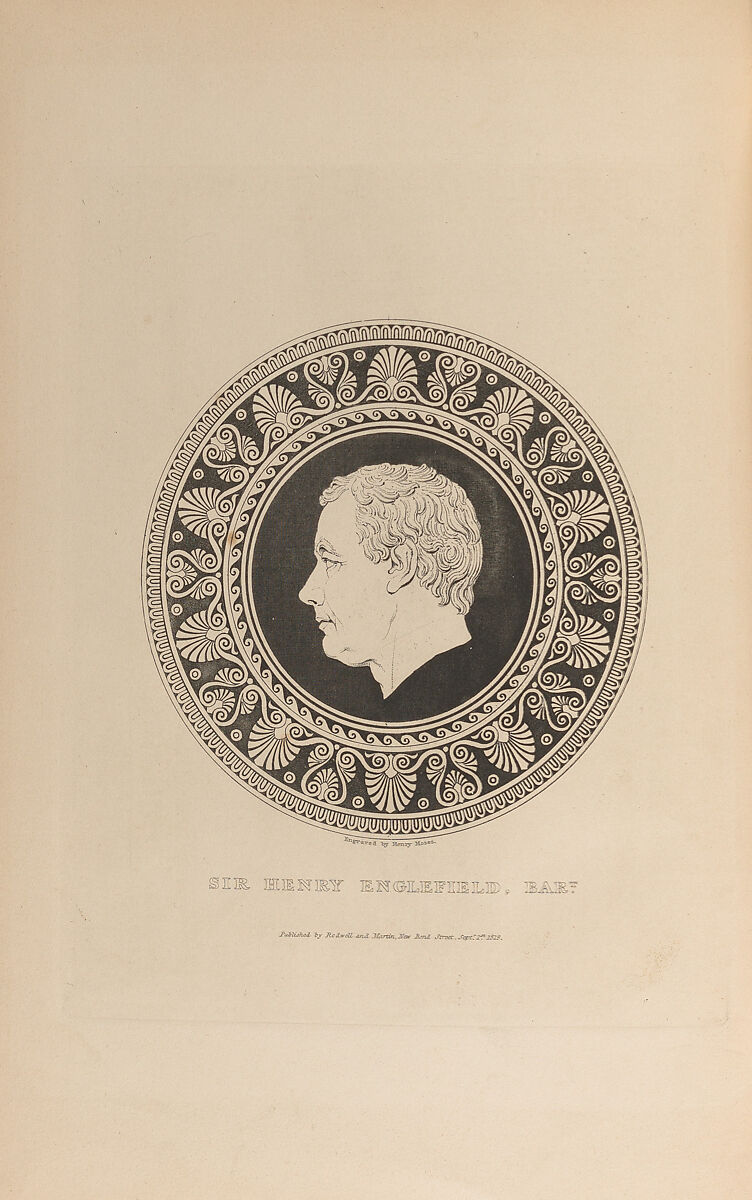 Ancient vases from the collection of Sir Henry Englefield, Sir Henry Charles Englefield (British, ca. 1752–1822 London)