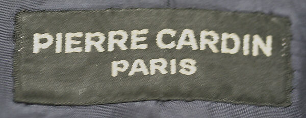 Suit, Pierre Cardin (French (born Italy), San Biagio di Callalta 1922–2020 Neuilly), wool, cotton, French