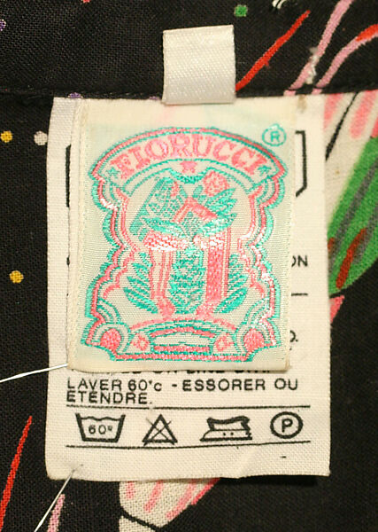 Shirt, Fiorucci (Italian, founded 1962), cotton, Italian