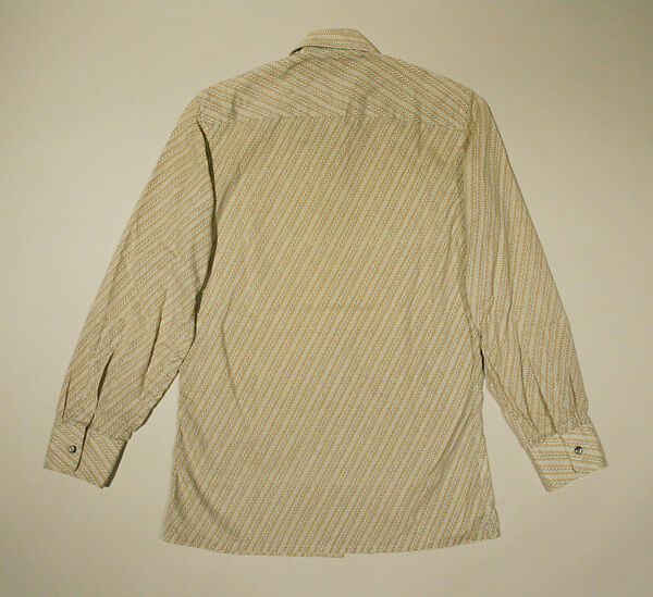 Shirt, Yves Saint Laurent (French, founded 1961), cotton, French