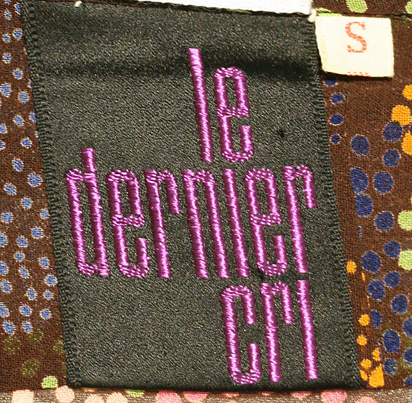 Shirt, silk, probably French