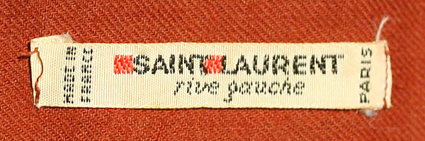 Shirt, Yves Saint Laurent (French, founded 1961), wool, cotton, French