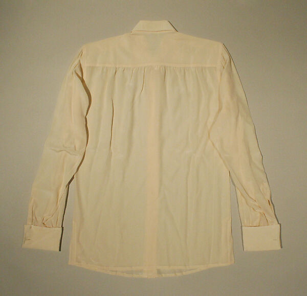 Shirt, Yves Saint Laurent (French, founded 1961), silk, French