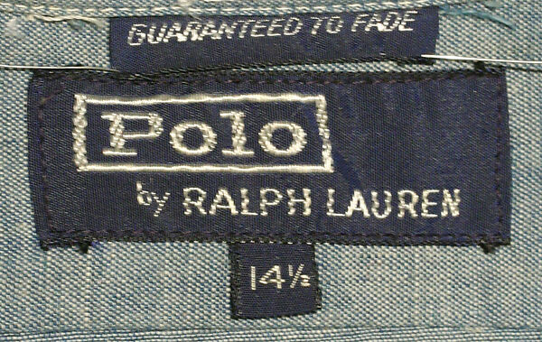 Shirt, Polo Ralph Lauren (American, founded 1967), cotton, American