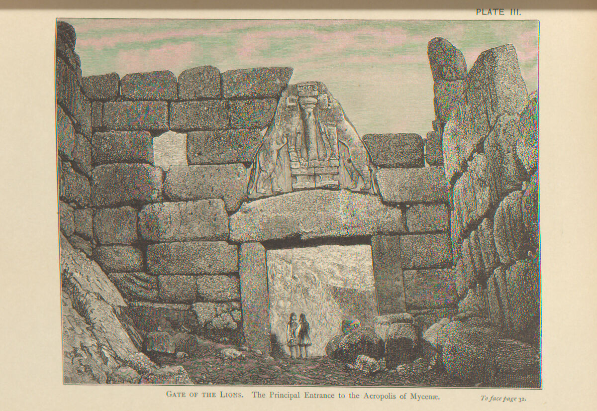 Mycenæ : a narrative of researches and discoveries at Mycenæ and Tiryns, Heinrich Schliemann