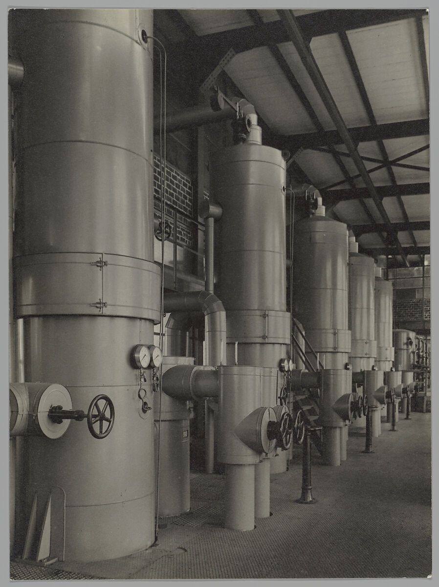 Catalyst Plant, Filter Presses, Ruhrchemie, Oberhausen, Germany, Albert Renger-Patzsch (German, Wurzburg 1897–1966 Wamel), Gelatin silver print 