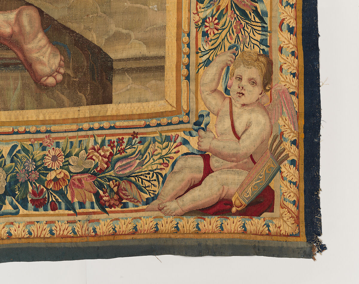 Tancred Frees Herminia, from The Story of Tancred and Clorinda, Michel Corneille the Elder (French, Orléans 1602–1664 Paris), Wool and silk, 8 warps per cm., French, Paris