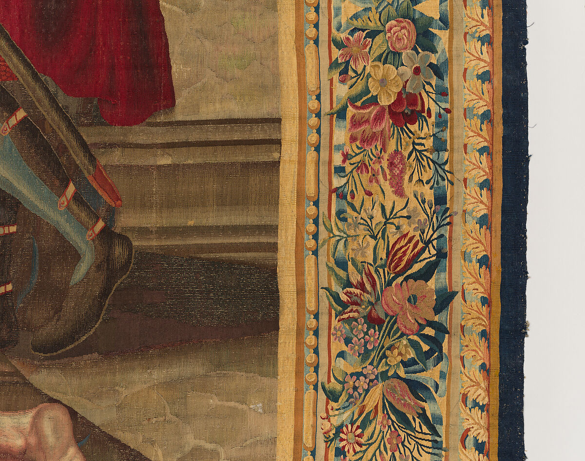 Tancred Frees Herminia, from The Story of Tancred and Clorinda, Michel Corneille the Elder (French, Orléans 1602–1664 Paris), Wool and silk, 8 warps per cm., French, Paris