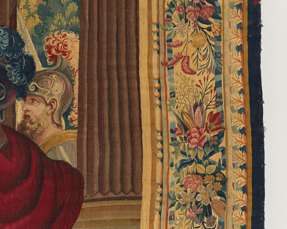 Tancred Frees Herminia, from The Story of Tancred and Clorinda, Michel Corneille the Elder (French, Orléans 1602–1664 Paris), Wool and silk, 8 warps per cm., French, Paris