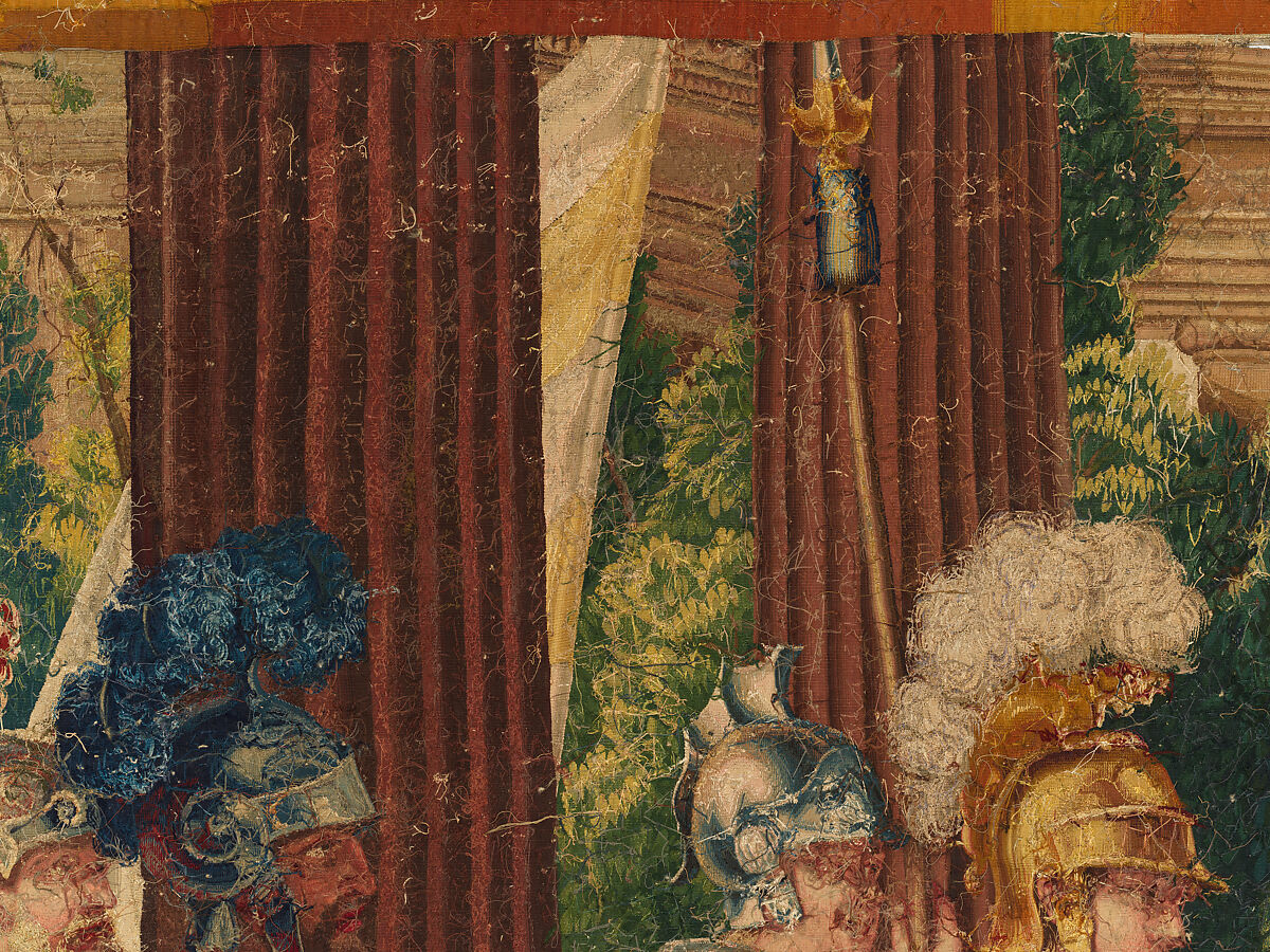 Tancred Frees Herminia, from The Story of Tancred and Clorinda, Michel Corneille the Elder (French, Orléans 1602–1664 Paris), Wool and silk, 8 warps per cm., French, Paris
