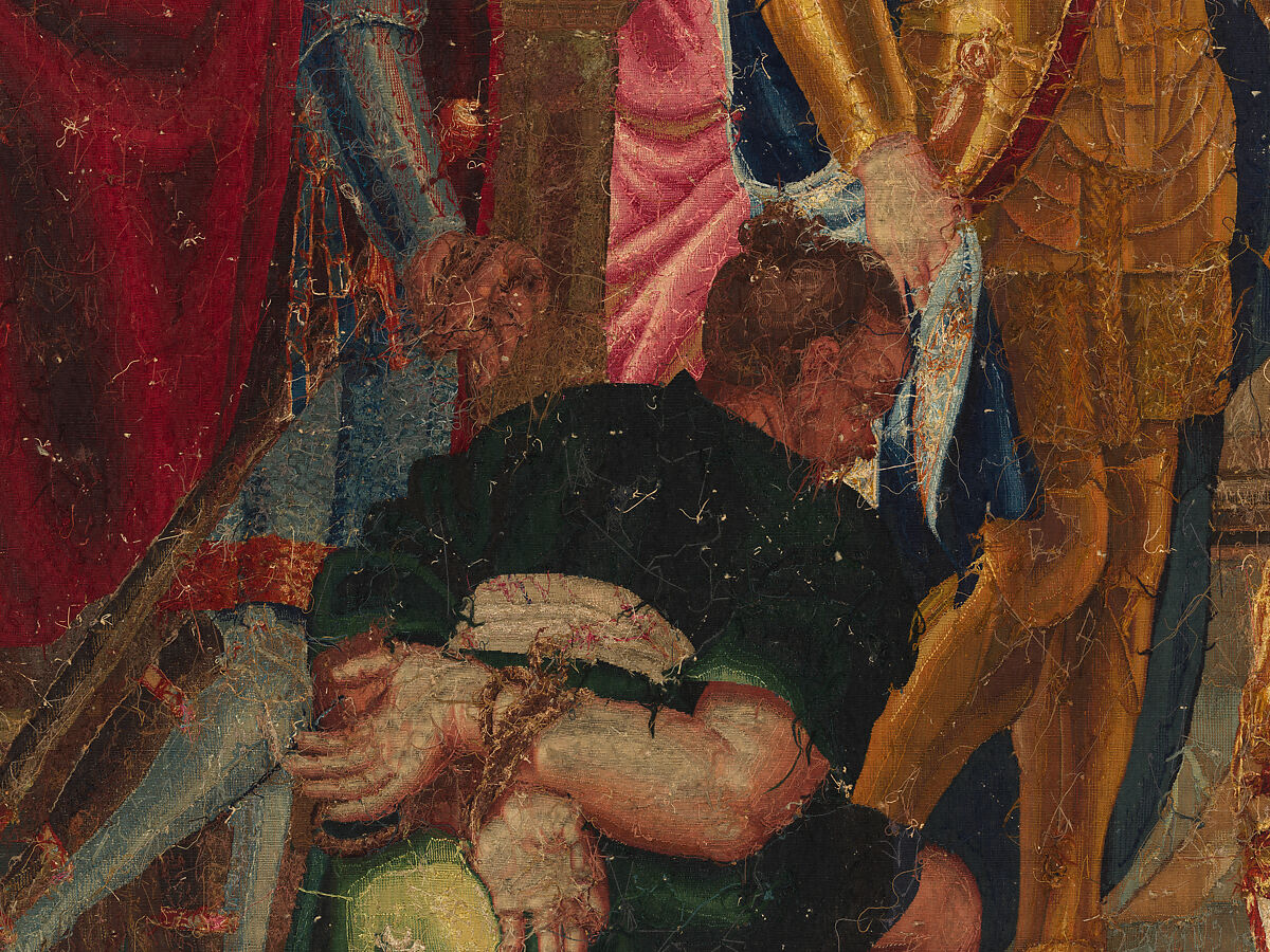 Tancred Frees Herminia, from The Story of Tancred and Clorinda, Michel Corneille the Elder (French, Orléans 1602–1664 Paris), Wool and silk, 8 warps per cm., French, Paris