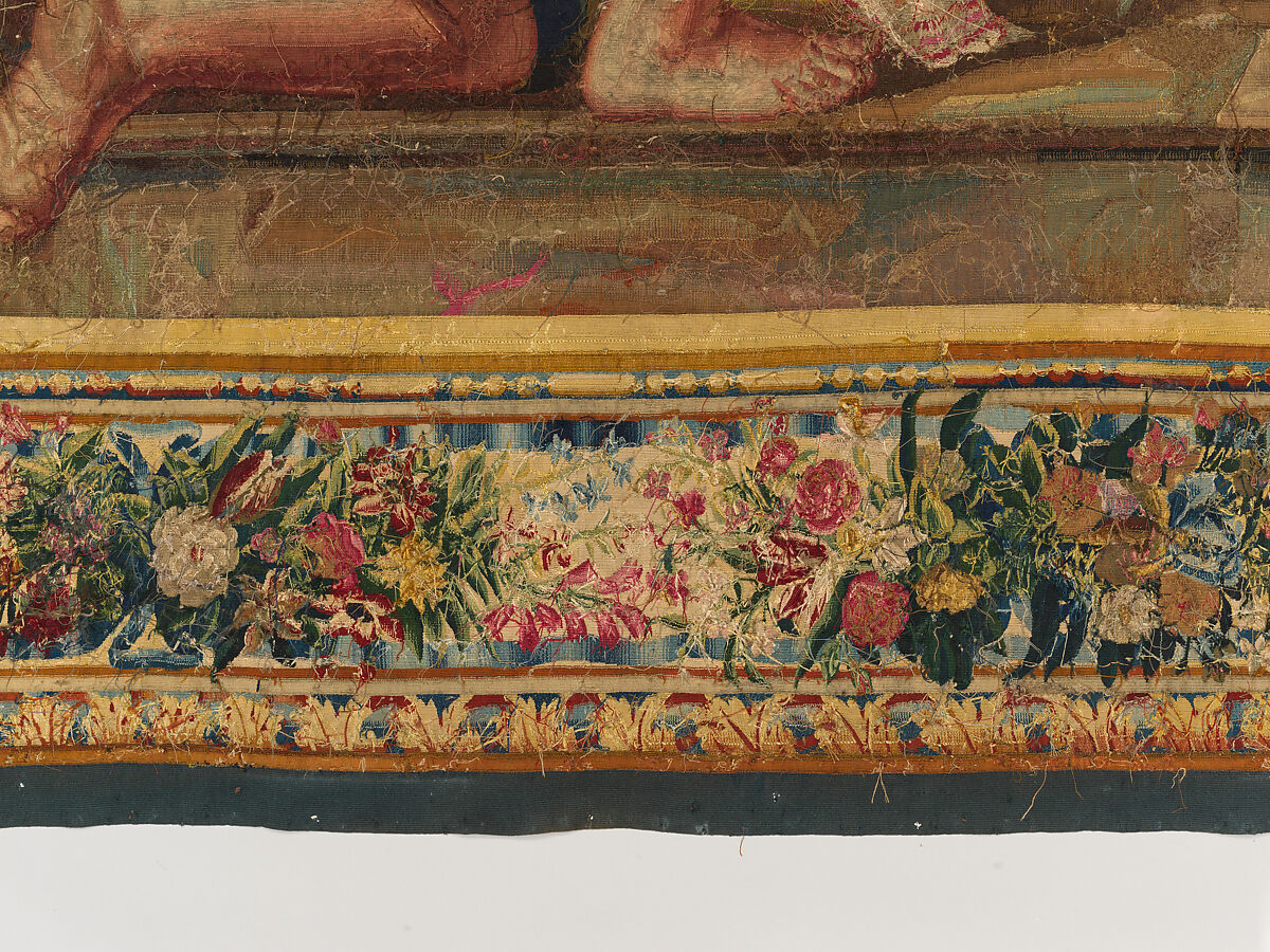 Tancred Frees Herminia, from The Story of Tancred and Clorinda, Michel Corneille the Elder (French, Orléans 1602–1664 Paris), Wool and silk, 8 warps per cm., French, Paris