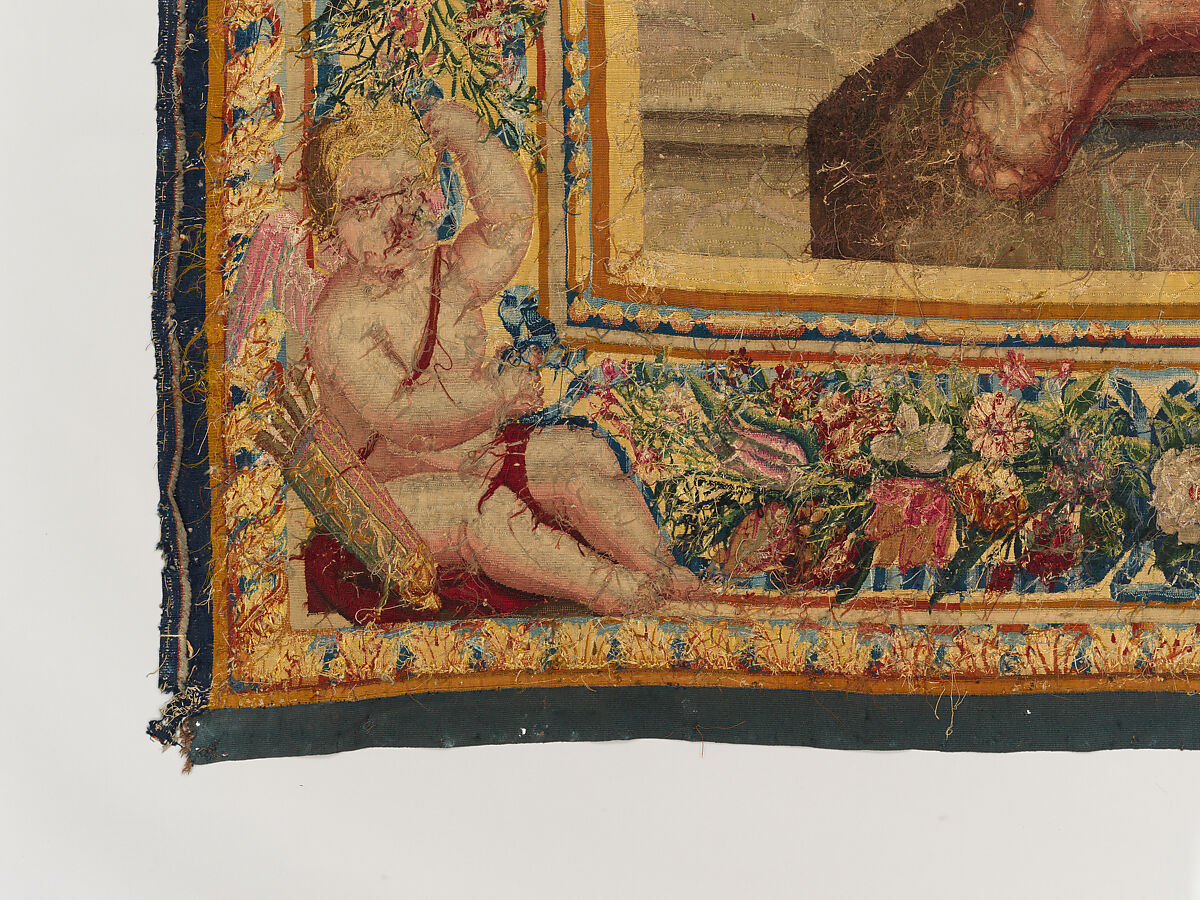 Tancred Frees Herminia, from The Story of Tancred and Clorinda, Michel Corneille the Elder (French, Orléans 1602–1664 Paris), Wool and silk, 8 warps per cm., French, Paris