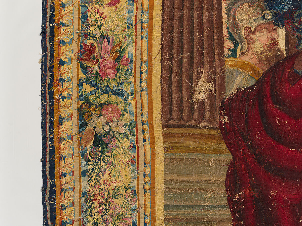Tancred Frees Herminia, from The Story of Tancred and Clorinda, Michel Corneille the Elder (French, Orléans 1602–1664 Paris), Wool and silk, 8 warps per cm., French, Paris