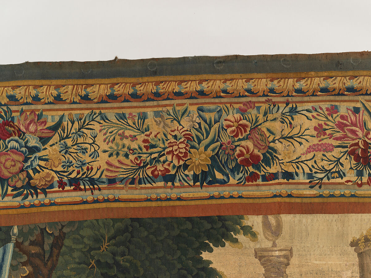 Tancred Frees Herminia, from The Story of Tancred and Clorinda, Michel Corneille the Elder (French, Orléans 1602–1664 Paris), Wool and silk, 8 warps per cm., French, Paris