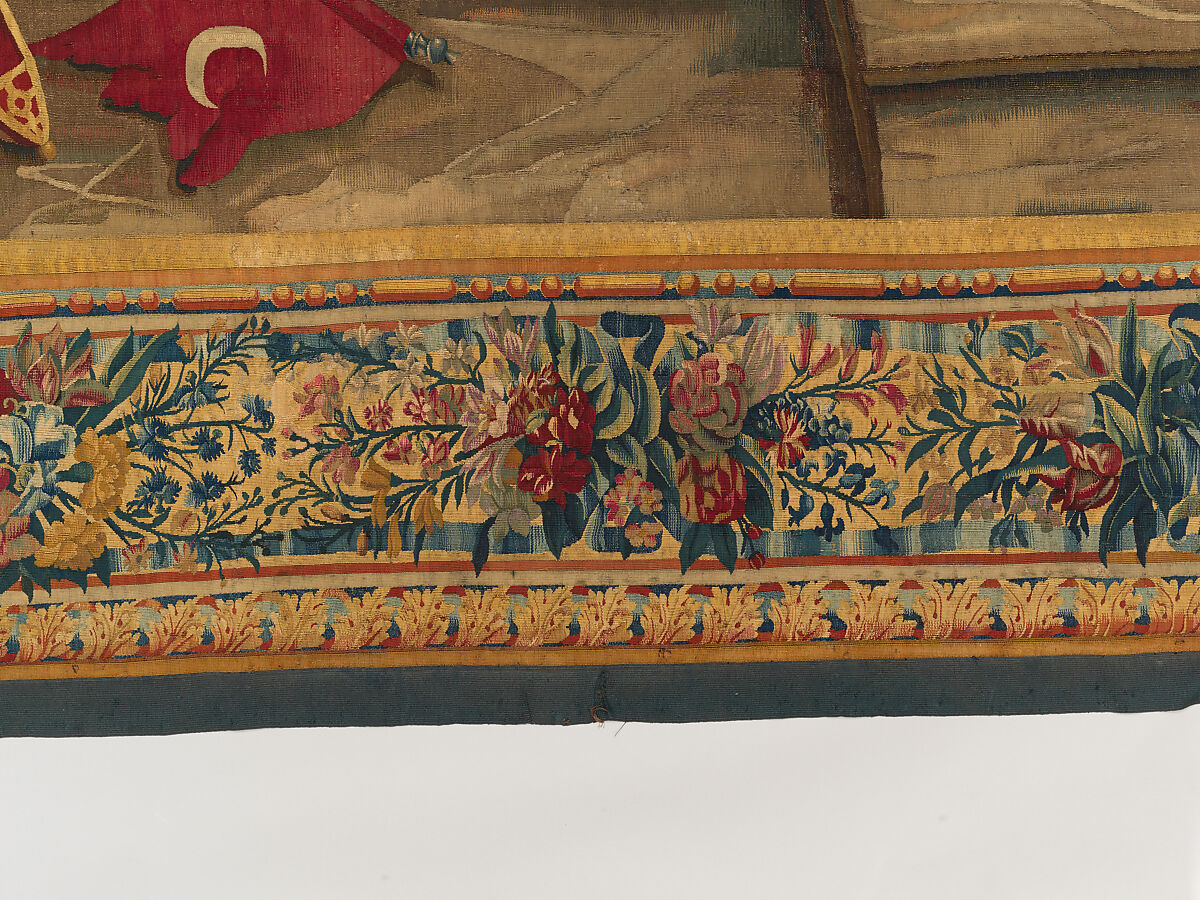 Tancred Frees Herminia, from The Story of Tancred and Clorinda, Michel Corneille the Elder (French, Orléans 1602–1664 Paris), Wool and silk, 8 warps per cm., French, Paris