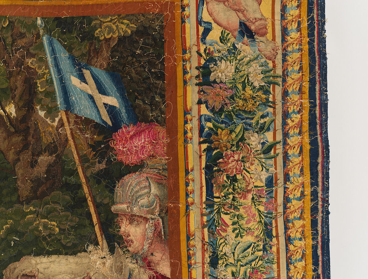 Tancred Frees Herminia, from The Story of Tancred and Clorinda, Michel Corneille the Elder (French, Orléans 1602–1664 Paris), Wool and silk, 8 warps per cm., French, Paris