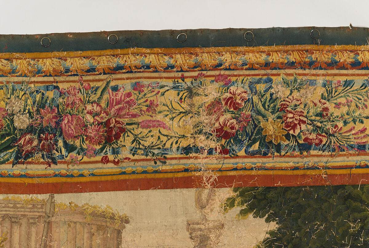 Tancred Frees Herminia, from The Story of Tancred and Clorinda, Michel Corneille the Elder (French, Orléans 1602–1664 Paris), Wool and silk, 8 warps per cm., French, Paris
