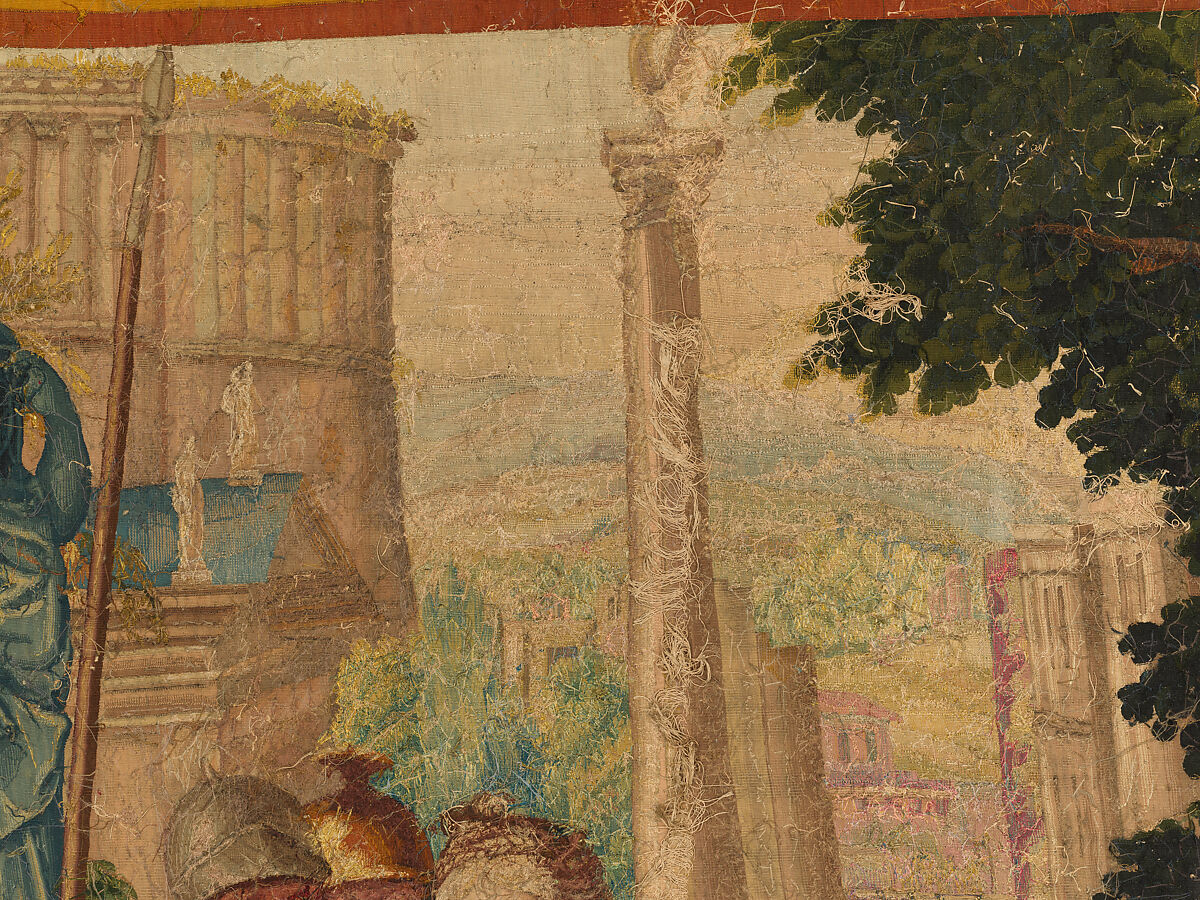 Tancred Frees Herminia, from The Story of Tancred and Clorinda, Michel Corneille the Elder (French, Orléans 1602–1664 Paris), Wool and silk, 8 warps per cm., French, Paris