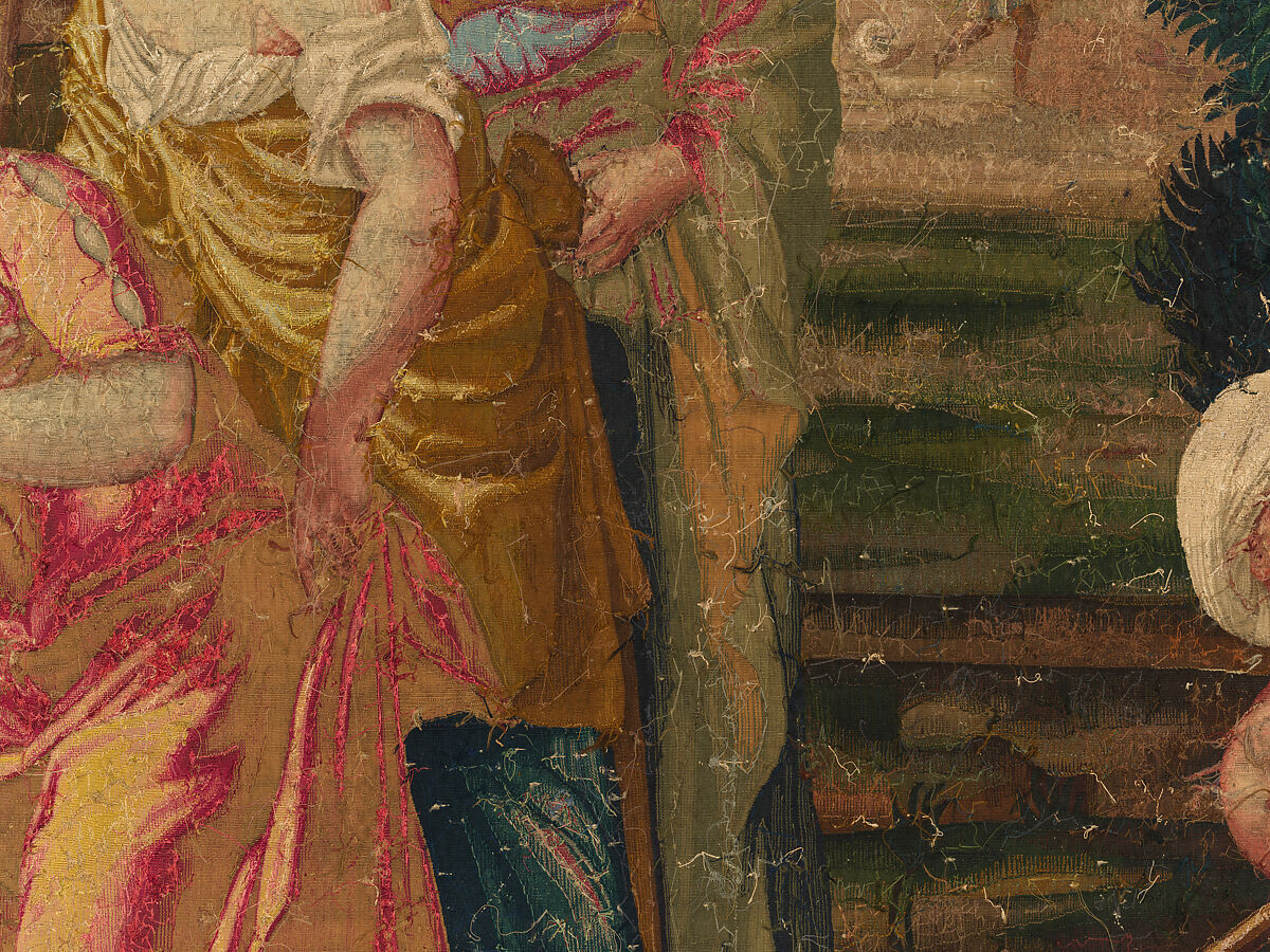 Tancred Frees Herminia, from The Story of Tancred and Clorinda, Michel Corneille the Elder (French, Orléans 1602–1664 Paris), Wool and silk, 8 warps per cm., French, Paris
