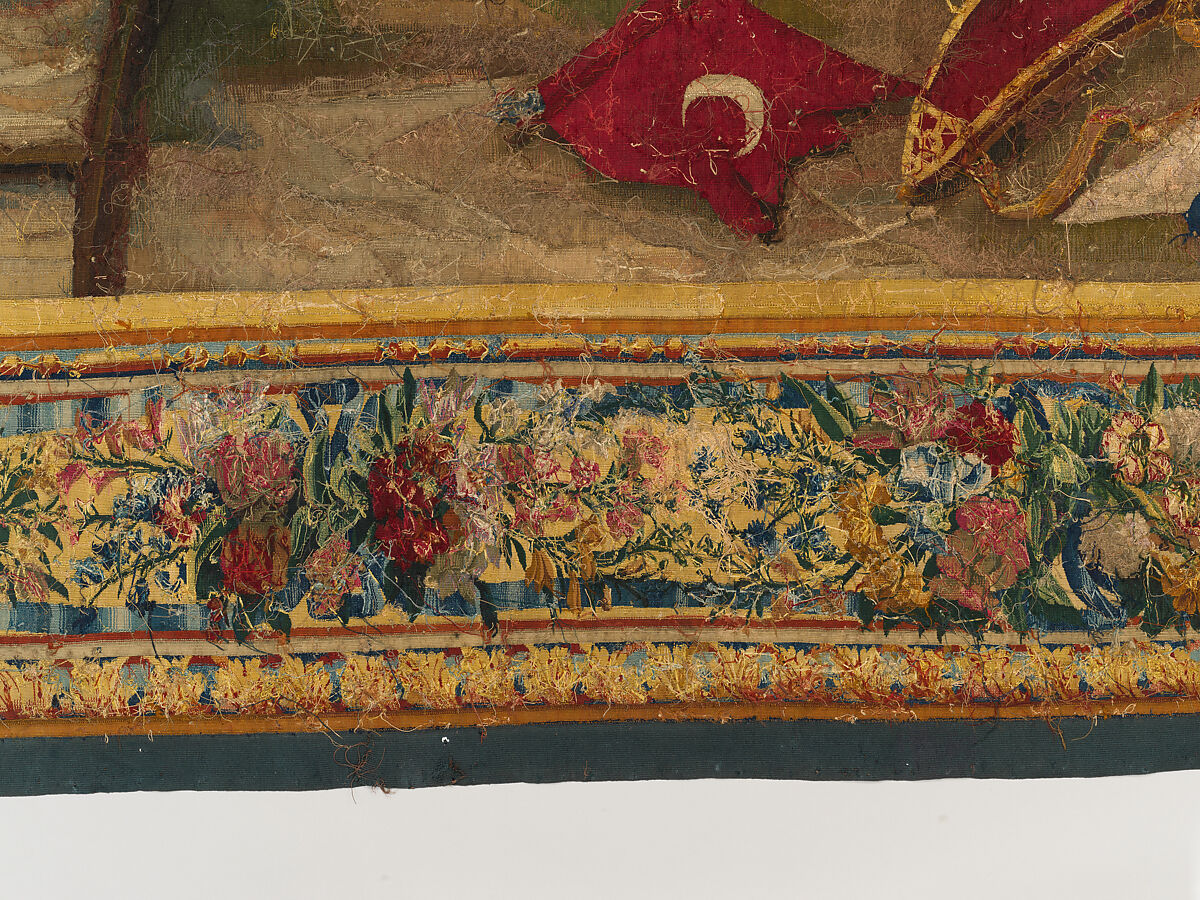 Tancred Frees Herminia, from The Story of Tancred and Clorinda, Michel Corneille the Elder (French, Orléans 1602–1664 Paris), Wool and silk, 8 warps per cm., French, Paris