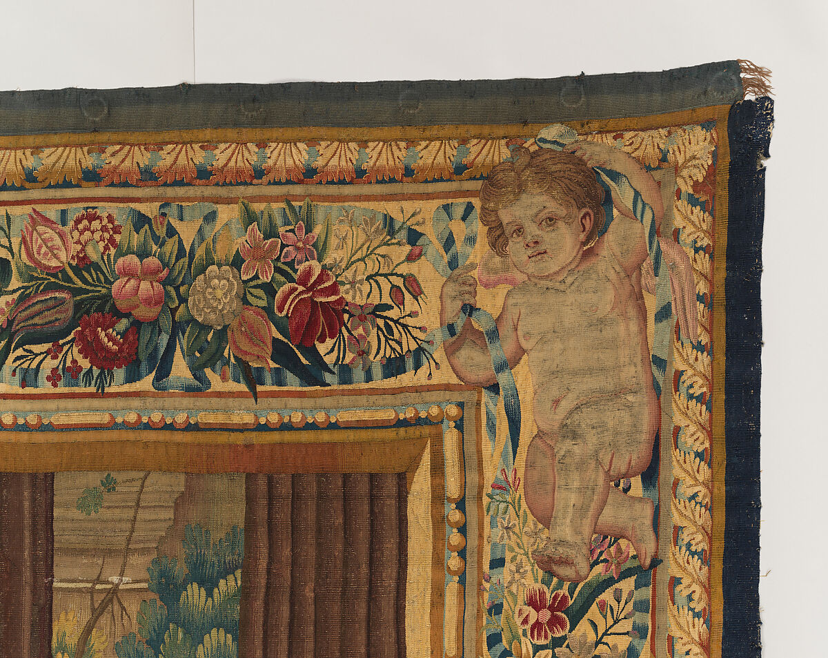 Tancred Frees Herminia, from The Story of Tancred and Clorinda, Michel Corneille the Elder (French, Orléans 1602–1664 Paris), Wool and silk, 8 warps per cm., French, Paris