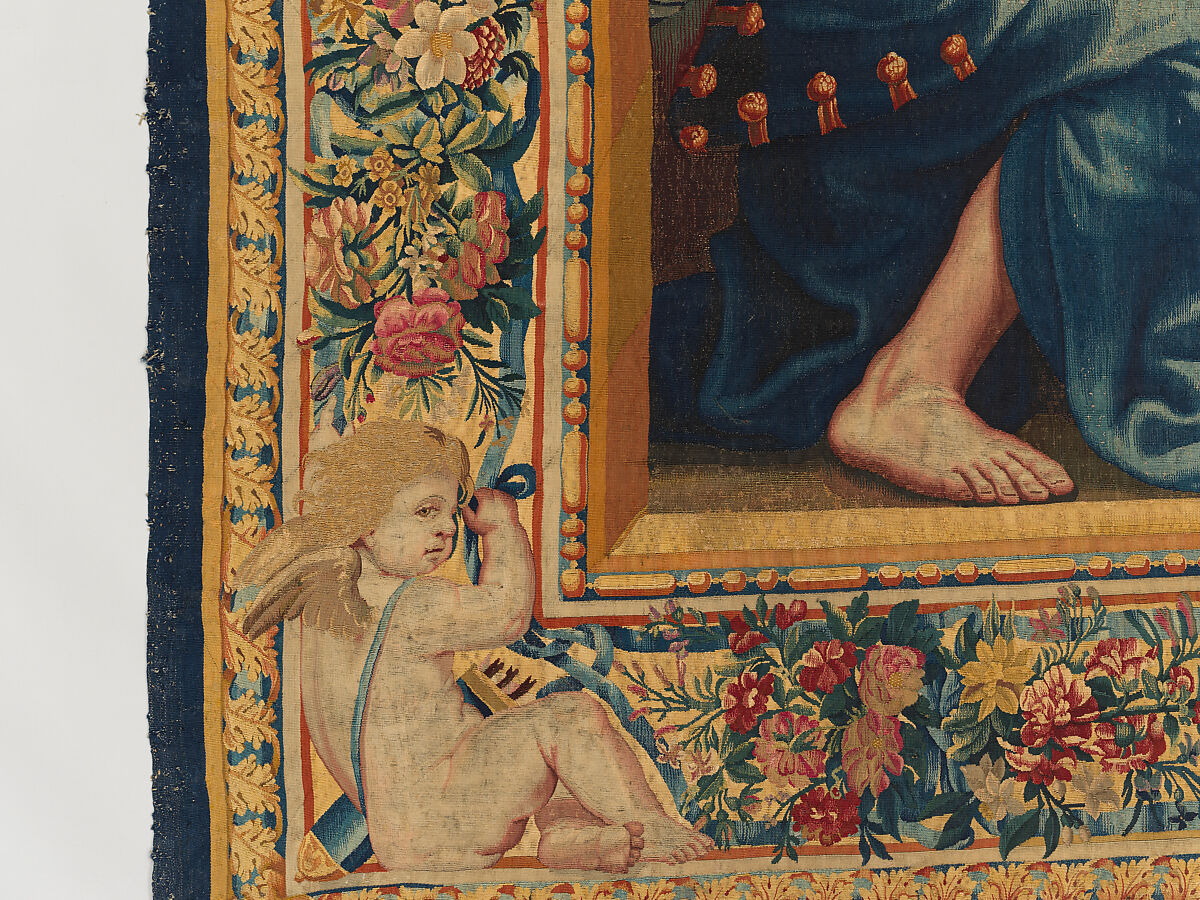 Tancred Frees Herminia, from The Story of Tancred and Clorinda, Michel Corneille the Elder (French, Orléans 1602–1664 Paris), Wool and silk, 8 warps per cm., French, Paris