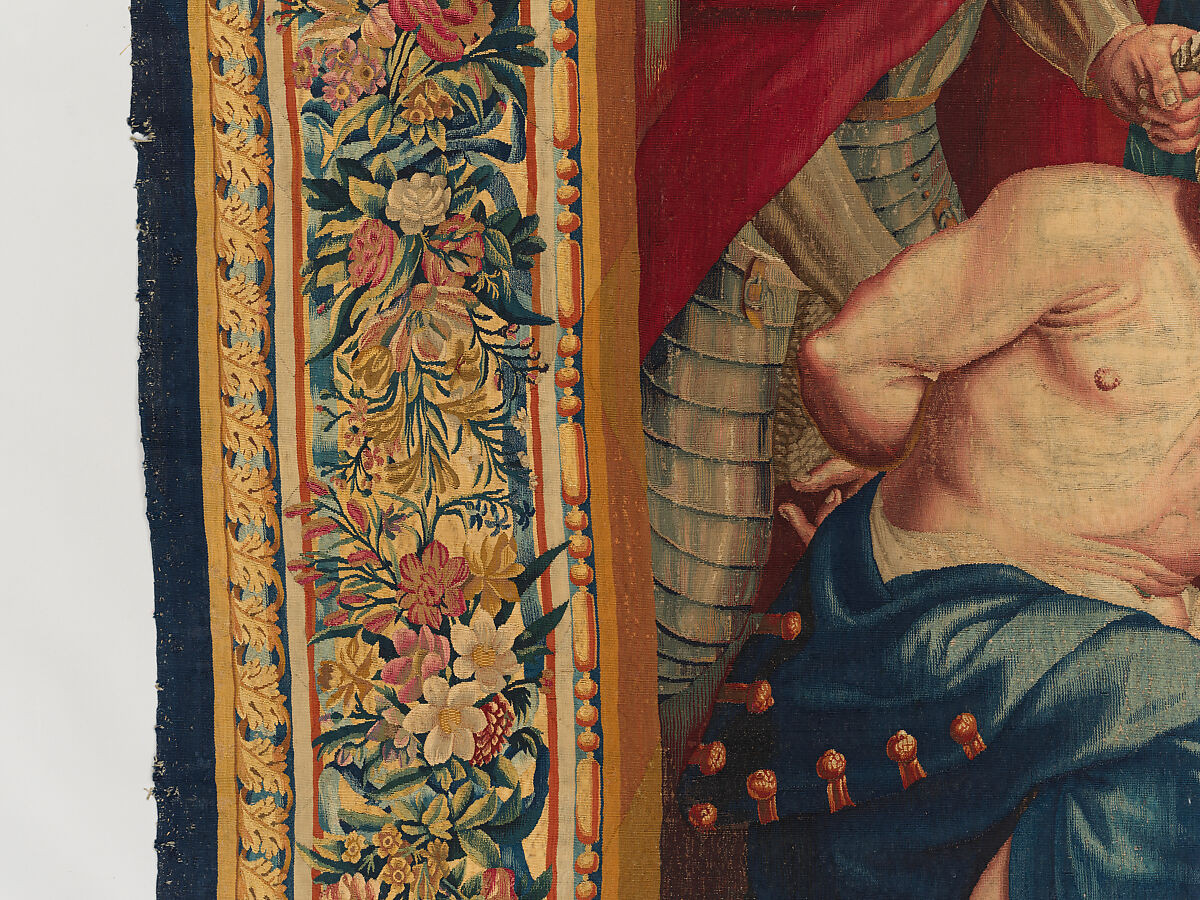 Tancred Frees Herminia, from The Story of Tancred and Clorinda, Michel Corneille the Elder (French, Orléans 1602–1664 Paris), Wool and silk, 8 warps per cm., French, Paris
